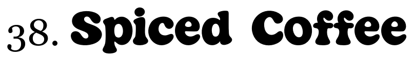 Font 38 Spiced Coffee